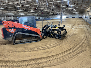 Tending to the business of maintaining our enormous indoor arena requires regular visits from our professionals at SC Bell Construction.